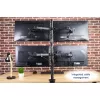 Techly ICA-LCD 382-Q Monitorhalterung / Ständer 68,6 cm (27 Zoll) Schreibtisch Schwarz