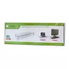 Techly Universal Tabletop Monitor Riser, freistehend, 20 kg, 33 cm (13 Zoll), 81,3 cm (32 Zoll), transparent