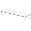 Techly Universal Tabletop Monitor Riser, freistehend, 20 kg, 33 cm (13 Zoll), 81,3 cm (32 Zoll), transparent