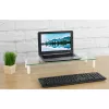 Techly Universal Tabletop Monitor Riser, freistehend, 20 kg, 33 cm (13 Zoll), 81,3 cm (32 Zoll), transparent