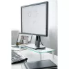 Techly Universal Tabletop Monitor Riser, freistehend, 20 kg, 33 cm (13 Zoll), 81,3 cm (32 Zoll), transparent