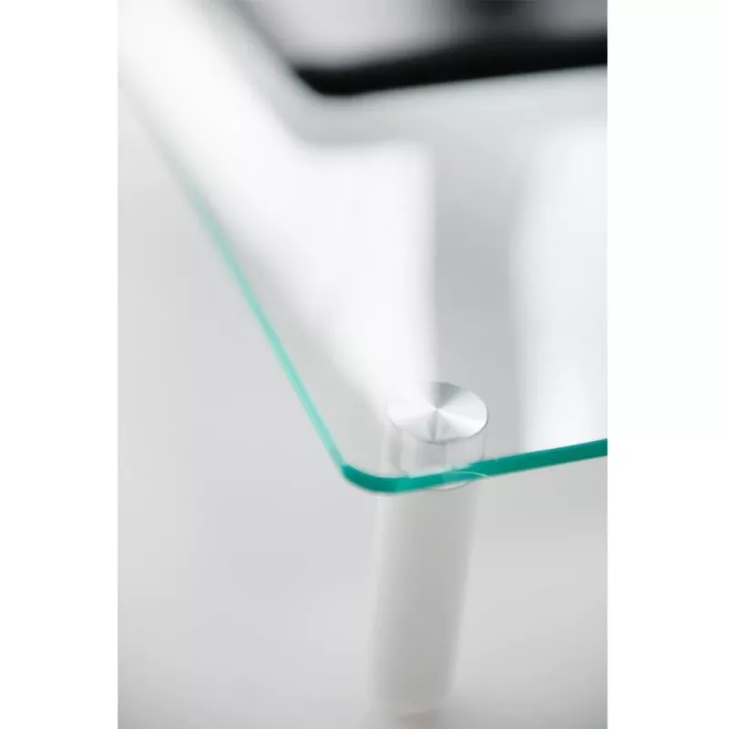 Techly Universal Tabletop Monitor Riser, freistehend, 20 kg, 33 cm (13 Zoll), 81,3 cm (32 Zoll), transparent