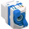 Techly CAT 6a KeyStone RJ45 Buchse UTP ungeschirmt werkzeuglos IWP-MD C6A/UROTT