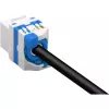 Techly CAT 6a KeyStone RJ45 Buchse UTP ungeschirmt werkzeuglos IWP-MD C6A/UROTT
