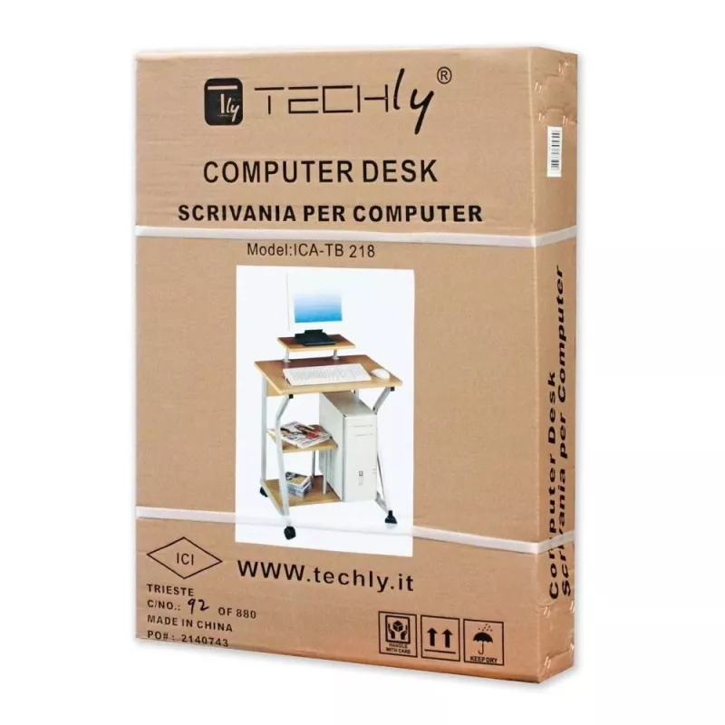 Techly Kompakter Computertisch ICA-TB 218