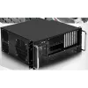Techly Gehäuse Industrie-Rack 19/Desktop 4U Ultra Kompakt Schwarz I-CASE MP-P4HX-BLK6