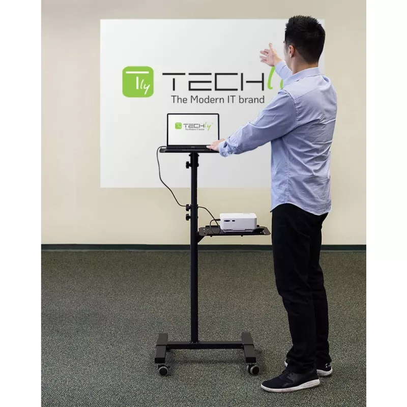 Techly ICA-TB TPM-10 Laptopständer Schwarz