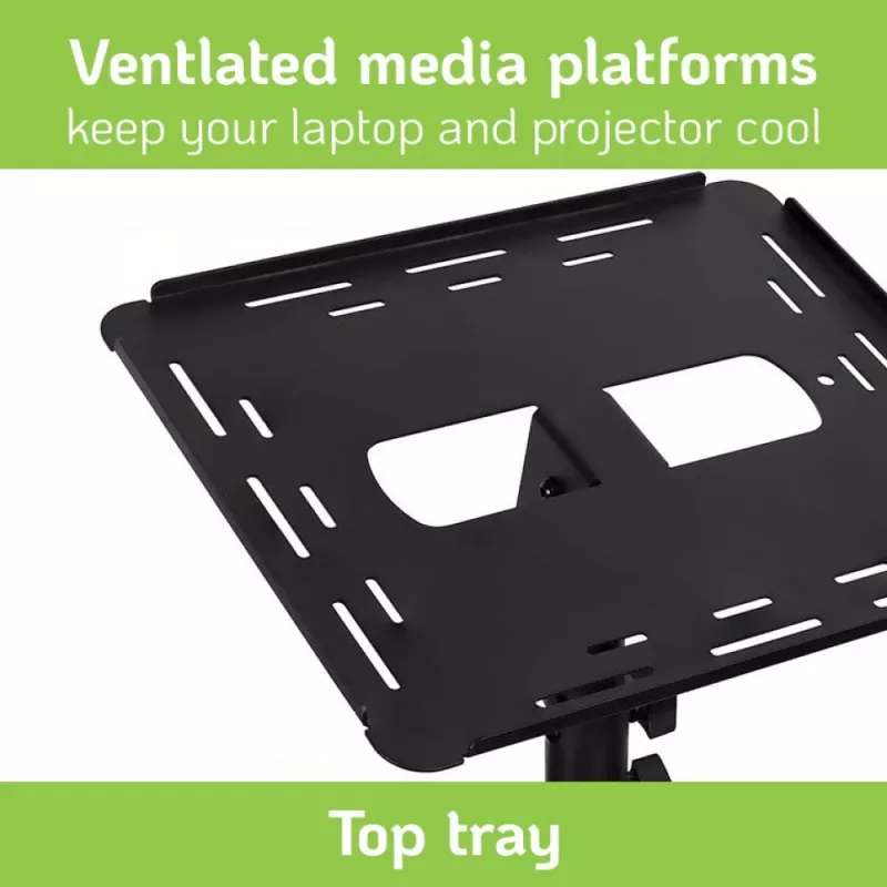 Techly ICA-TB TPM-10 Laptopständer Schwarz