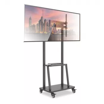 Techly Bodenständer mit Ablage für 32-70 Zoll LCD/LED/Plasma TV