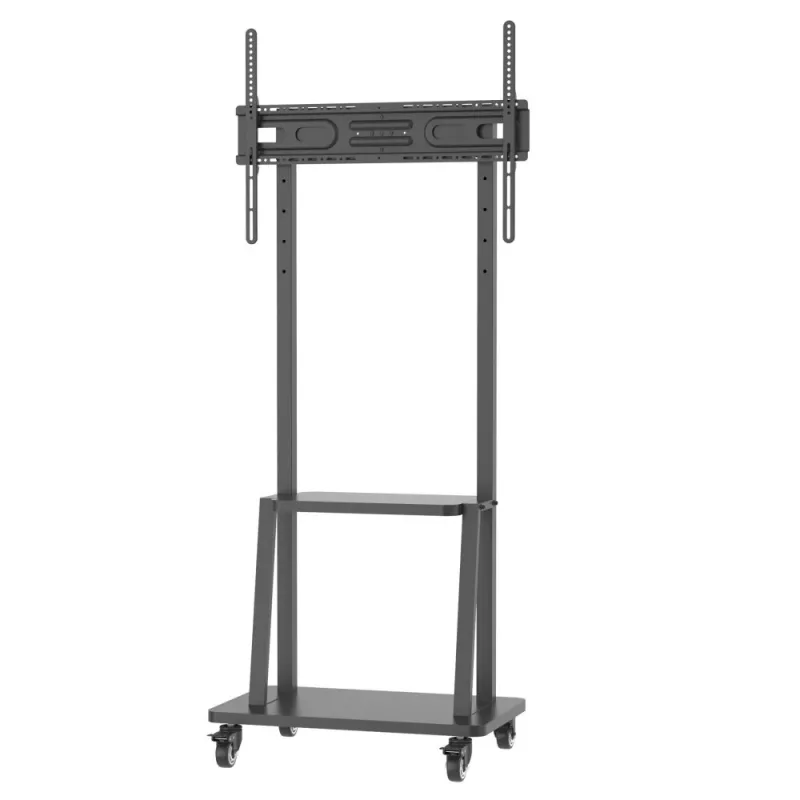 Techly Bodenständer mit Ablage für 32-70 Zoll LCD/LED/Plasma TV