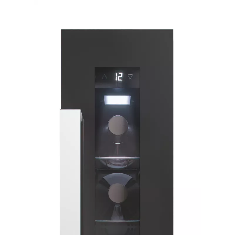 Candy DiVino CCVB 15/1 Einbau-Weinkühler Schwarz 7 Flaschen