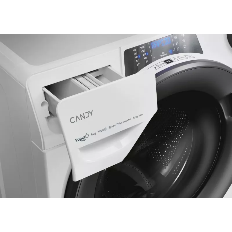 Candy RapidÓ PRO RP 486BWMR/1-S Waschmaschine Frontlader 8 kg 1400 U/min Weiß