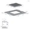 Candy CDTP644SC/E1 Schwarz Einbau 59 cm Induktionskochfeld 4 Kochzonen