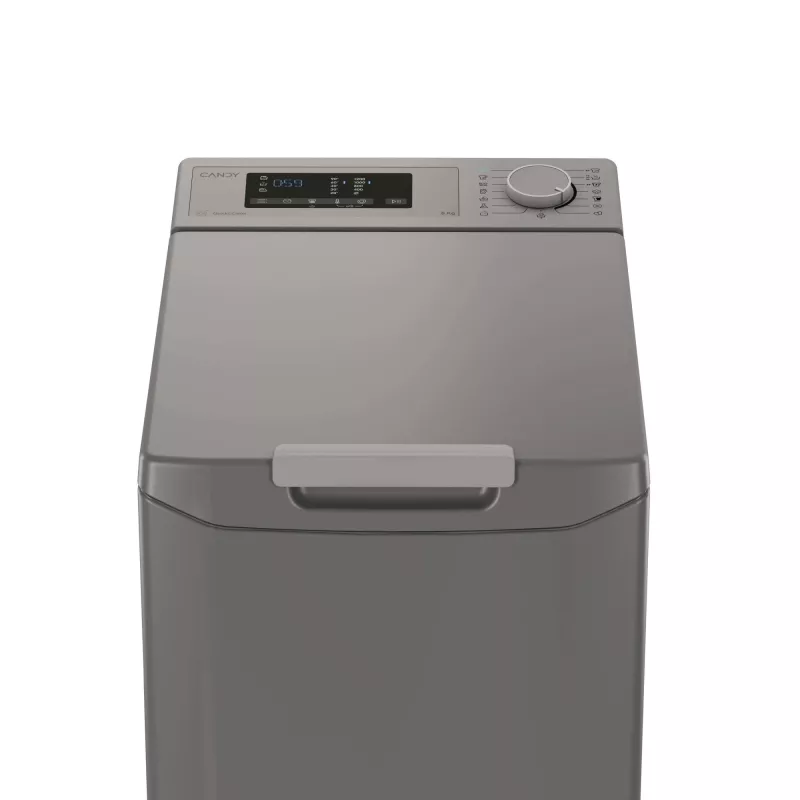 Candy TCA283DR2-S Waschmaschine Toplader 8 kg 1200 U/min Anthrazit