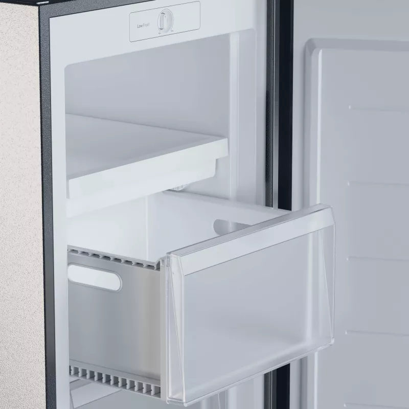 Candy CNUQ2L513EX Gefrierschrank Freistehend 169 L Edelstahl