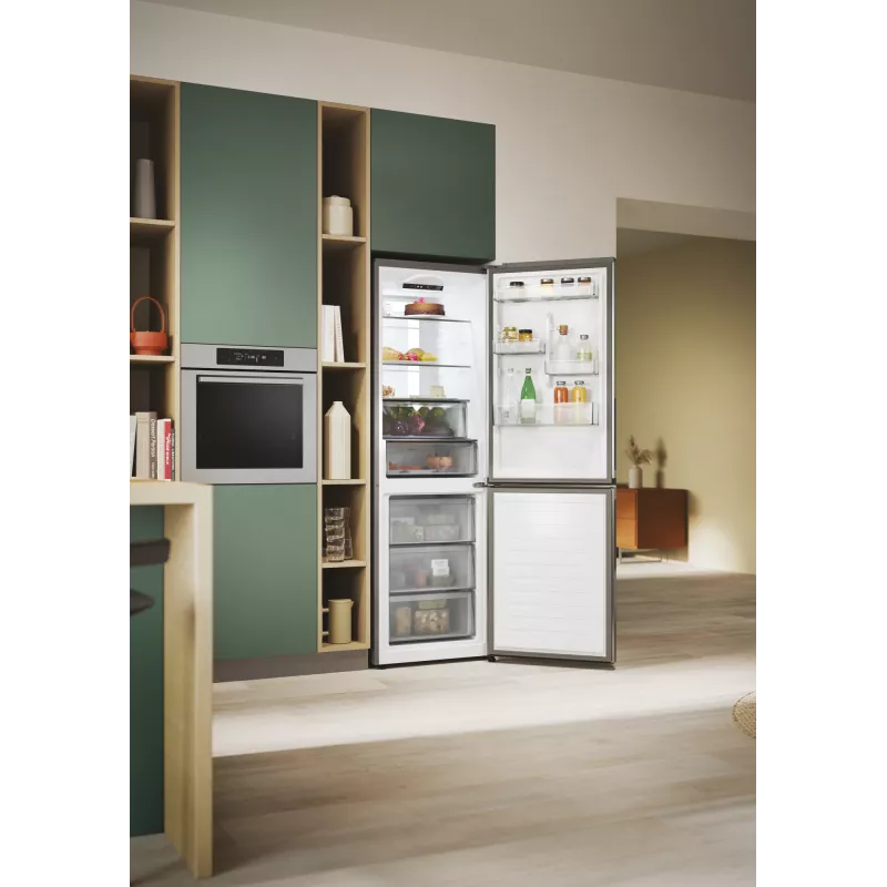 Candy ECN4CQTEX186 Freistehend 355 L Edelstahl