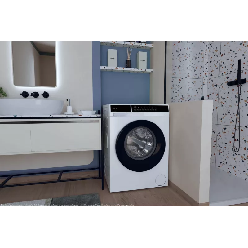 Candy Easy EY 27SB7-S Waschmaschine Frontlader 7 kg 1200 U/min Schwarz, Weiß