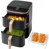 Cosori Turbo Tower Pro Smart Einzel 10,8 L Standgerät 2630 W Heißluftfritteuse Schwarz, Gold