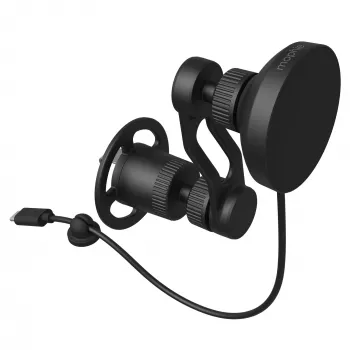 mophie Snap+ Wireless Charging Vent Smartphone Schwarz Zigarettenanzünder Schnellladung Auto