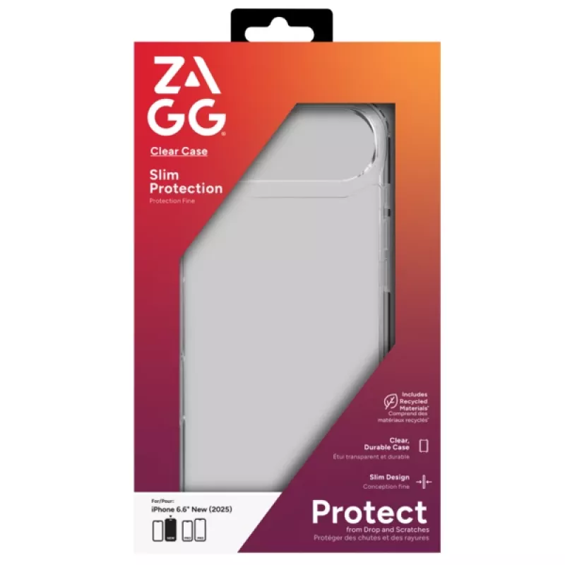 ZAGG Clear Case Für Apple iPhone 17 Air, Cover, Apple, iPhone 17 Air, 16,5 cm (6,5 Zoll), Transparent