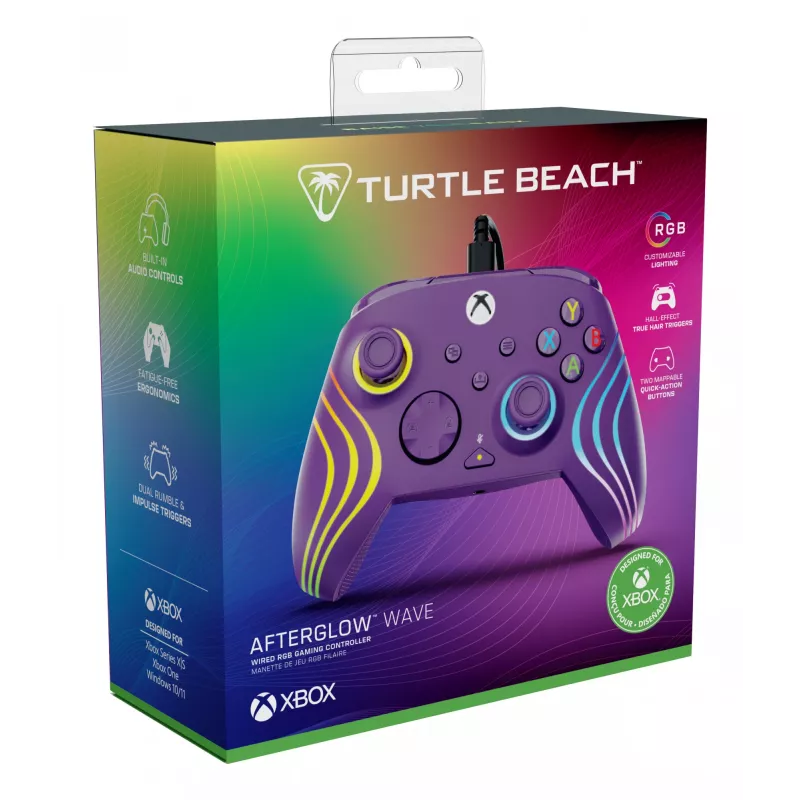 Gamepad Turtle Beach Afterglow Wave Lila USB PC Xbox Series X