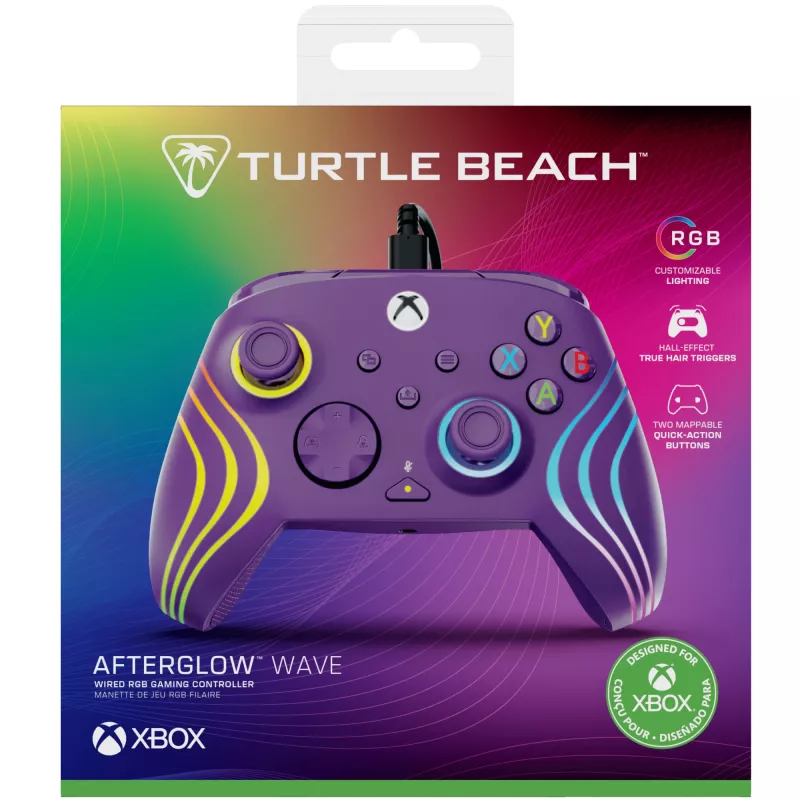 Gamepad Turtle Beach Afterglow Wave Lila USB PC Xbox Series X