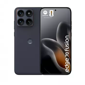 Smartphone Motorola edge 70 fusion — 6,78 Zoll AMOLED, Snapdragon 7s Gen 3, 8 GB RAM, 256 GB, 5200 mAh, Dual SIM, Android 16 (Schwarz)