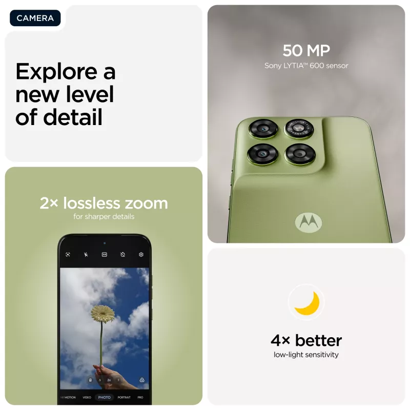 Motorola moto g67 17,3 cm (6,8 Zoll) Hybrid Dual SIM Android 16.0 5G USB Type-C 4 GB 256 GB 5200 mAh Grün