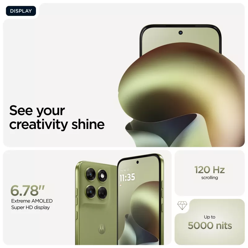 Motorola moto g67 17,3 cm (6,8 Zoll) Hybrid Dual SIM Android 16.0 5G USB Type-C 4 GB 256 GB 5200 mAh Grün