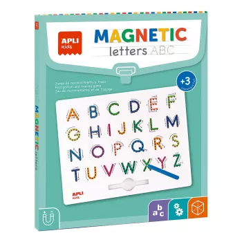 Magnettafel-Set agipa Magnete ABC-Buchstaben mit blauem Stift – Modell 19263, Einzelstück