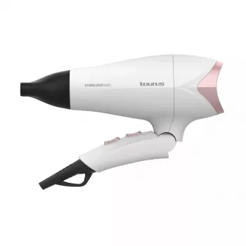 Haartrockner Taurus STUDIO 2500 IONIC 2400 W Weiß mit Ionenfunktion, 3 Heizstufen, 2 Geschwindigkeitsstufen, Diffusor und Konzentrator