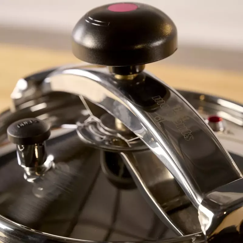 Edelstahltopf Taurus Classic Moments 6 L – geeignet für Induktions-, Gas- und Keramikkochfelder, mit Deckel und kühl bleibenden Griffen