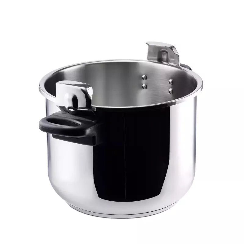 Edelstahltopf Taurus Classic Moments 6 L – geeignet für Induktions-, Gas- und Keramikkochfelder, mit Deckel und kühl bleibenden Griffen