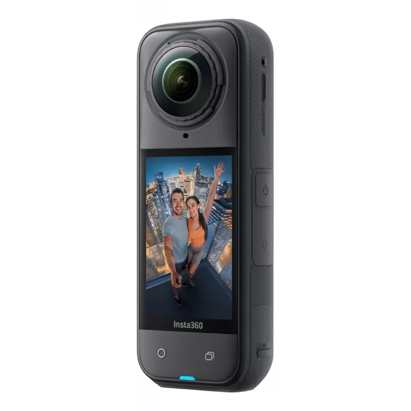 Action-Sportkamera Insta360 X5 – 72 MP, 8K Ultra HD (7680×3840), 120 fps, wasserdicht 15 m, 2400 mAh