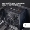 Mars Gaming MPB650SIM Netzteil 650 W 24-pin ATX ATX Schwarz