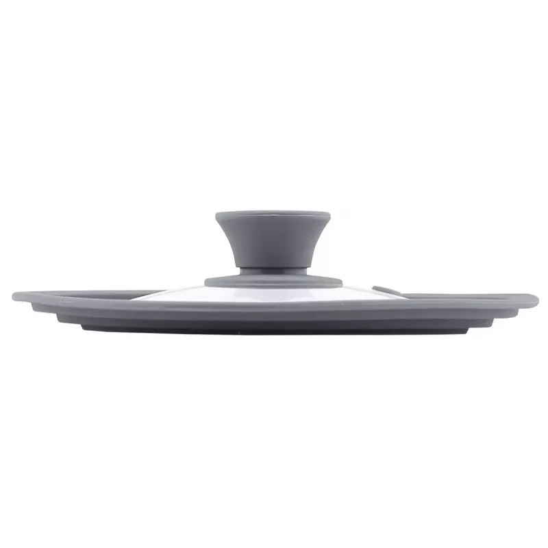 Pfannendeckel rund JATA T16 grau transparent