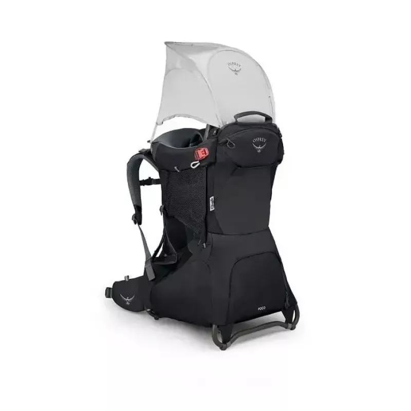 Kinderkraxe Osprey Poco Tourist carrier Schwarz — leichte Kinderkraxe, Modell 10005970/550/O/S