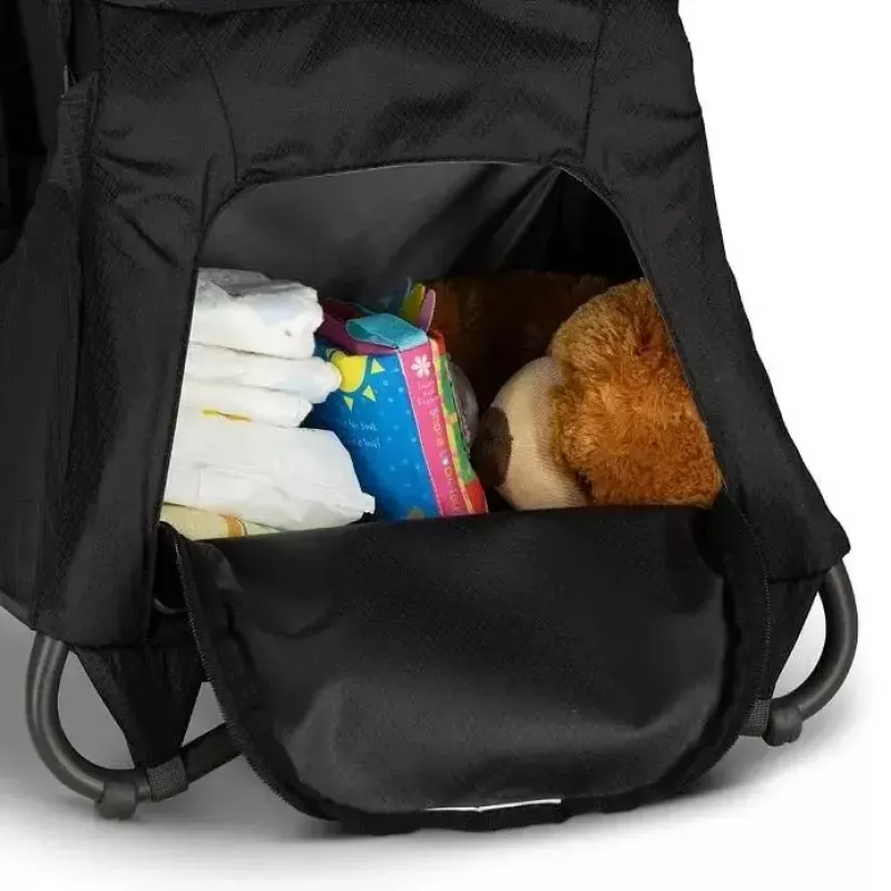 Kinderkraxe Osprey Poco Tourist carrier Schwarz — leichte Kinderkraxe, Modell 10005970/550/O/S