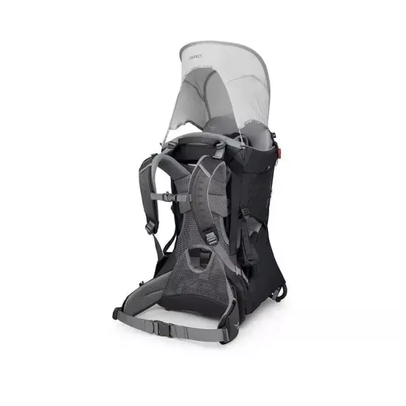 Kinderkraxe Osprey Poco Tourist carrier Schwarz — leichte Kinderkraxe, Modell 10005970/550/O/S