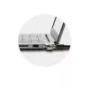 Laptop-Schloss Kensington schlank zurücksetzbare Kombination K60628WW