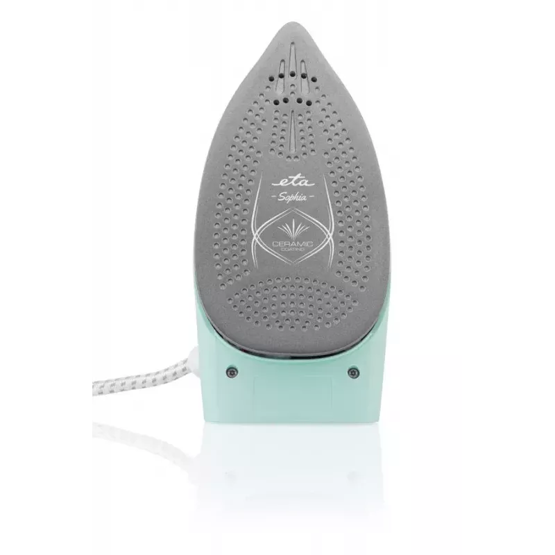 Dampfbügeleisen ETA Sophia ETA127190000 — Keramiksohle, 1100 W, 80 ml Tank, Vertikaldampf, 1,9 m Kabel