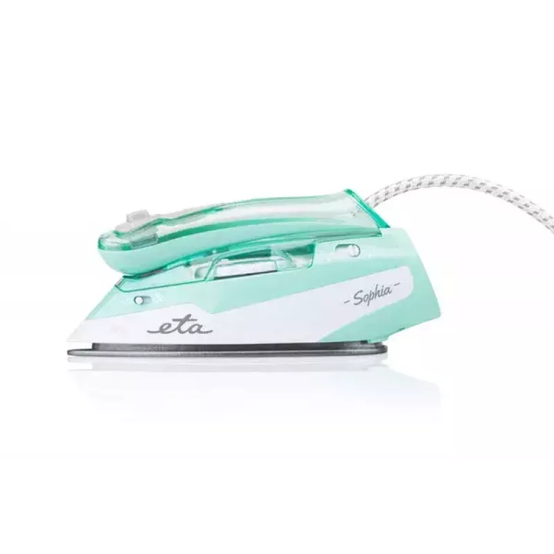 Dampfbügeleisen ETA Sophia ETA127190000 — Keramiksohle, 1100 W, 80 ml Tank, Vertikaldampf, 1,9 m Kabel