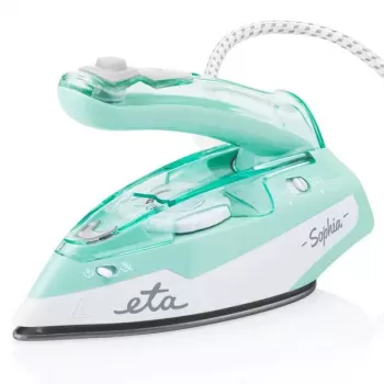 Dampfbügeleisen ETA Sophia ETA127190000 — Keramiksohle, 1100 W, 80 ml Tank, Vertikaldampf, 1,9 m Kabel