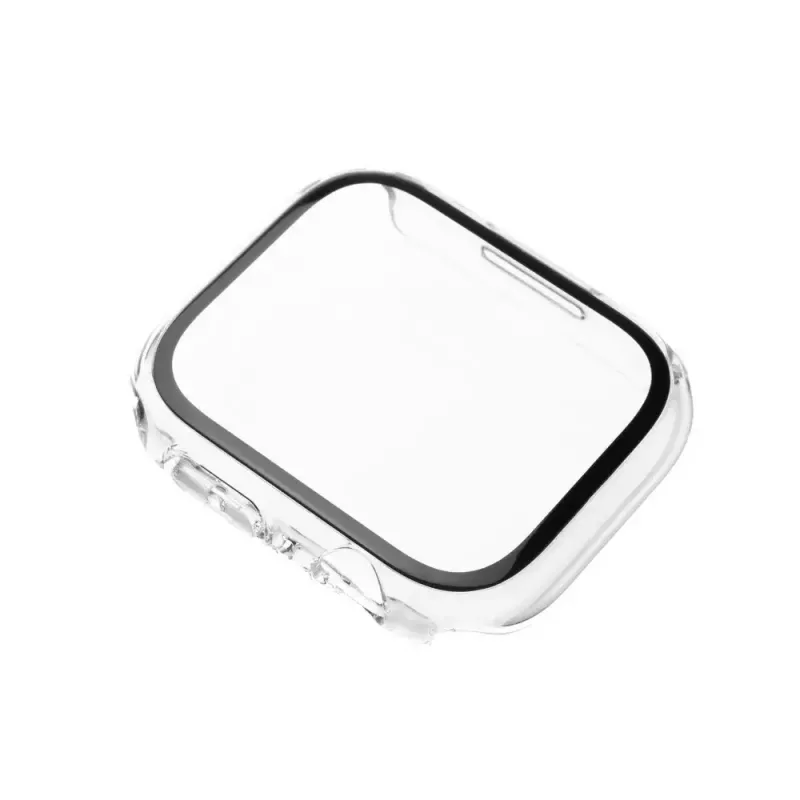 Displayschutzfolie FIXED für Apple Watch 44mm, Polycarbonat klar, Vollabdeckung