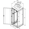 Freistehendes Rack Triton RMA-42-A82-CAX-N1 42U 800kg Grau