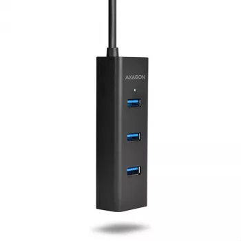 Axagon HUE-S2C Schnittstellen-Hub USB 3.2 Gen 1 (3.1 Gen 1) Type-A 5000 Mbit/s Schwarz