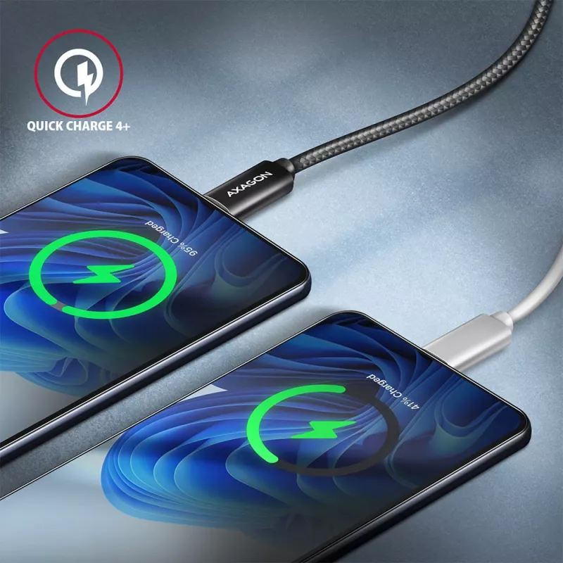 Axagon BUCM432-CM10AB USB-Kabel USB4 Gen 3x2 1 m USB C Schwarz