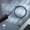 Axagon BUCM432-CM10AB USB-Kabel USB4 Gen 3x2 1 m USB C Schwarz