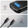 AXAGON EEM2-SC externes USB-C 10 Gbit/s schraubenloses Metallgehäuse für M.2 NVMe SSD, ein Einschub, grau