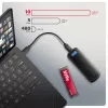 AXAGON EEM2-SC externes USB-C 10 Gbit/s schraubenloses Metallgehäuse für M.2 NVMe SSD, ein Einschub, grau